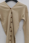 BASERANGE Taff Cardigan TOTVC-RC-WI23 Tan (TOTVC)